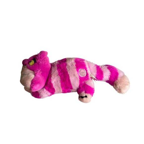 Disney Cheshire Cat Plush Stuffed Animal‎ Pink & Purple Striped 18" Soft Toy - Picture 3 of 5